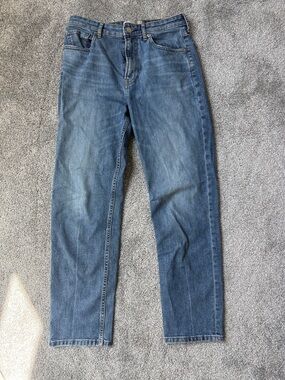 Everlane Women's Straight-Leg Jeans in Blue Denim